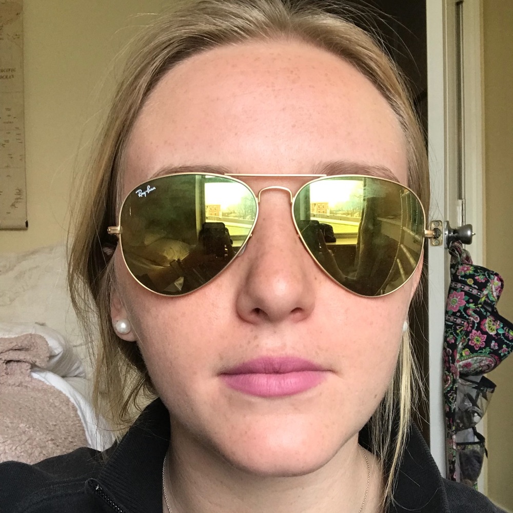 RayBan aviators size large